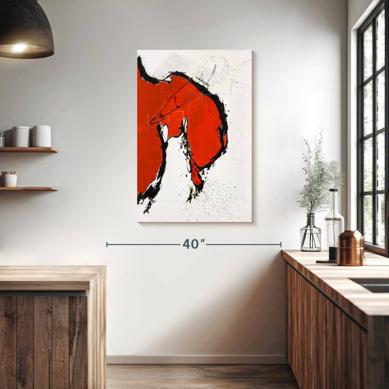 Avery Abstract Splash III, 39" H x 26" W