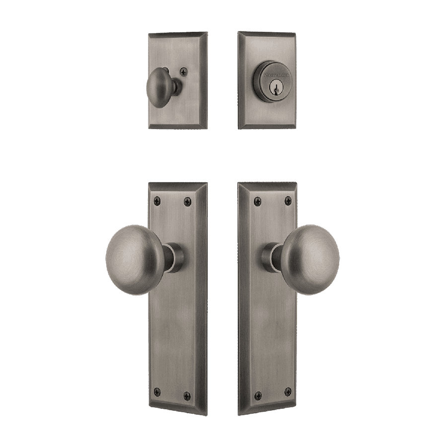 Nostalgic Warehouse New York Entry Set with New York Knob