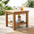 Orrie Square Teak Solid Wood Outdoor Side Table , 19.5 " W 19.5 " D