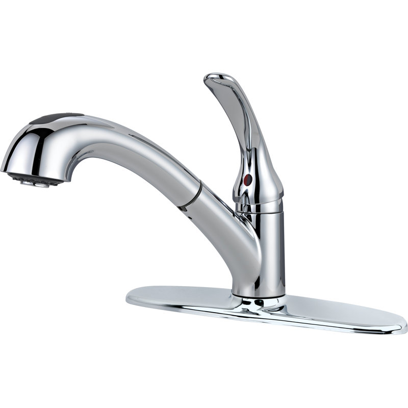 Casey Pull-Out Single Handle Kitchen Faucet, Chrome