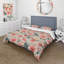 Ensemble de housse de couette motif coquillage rose-612635728
