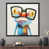 Black Floater Framed