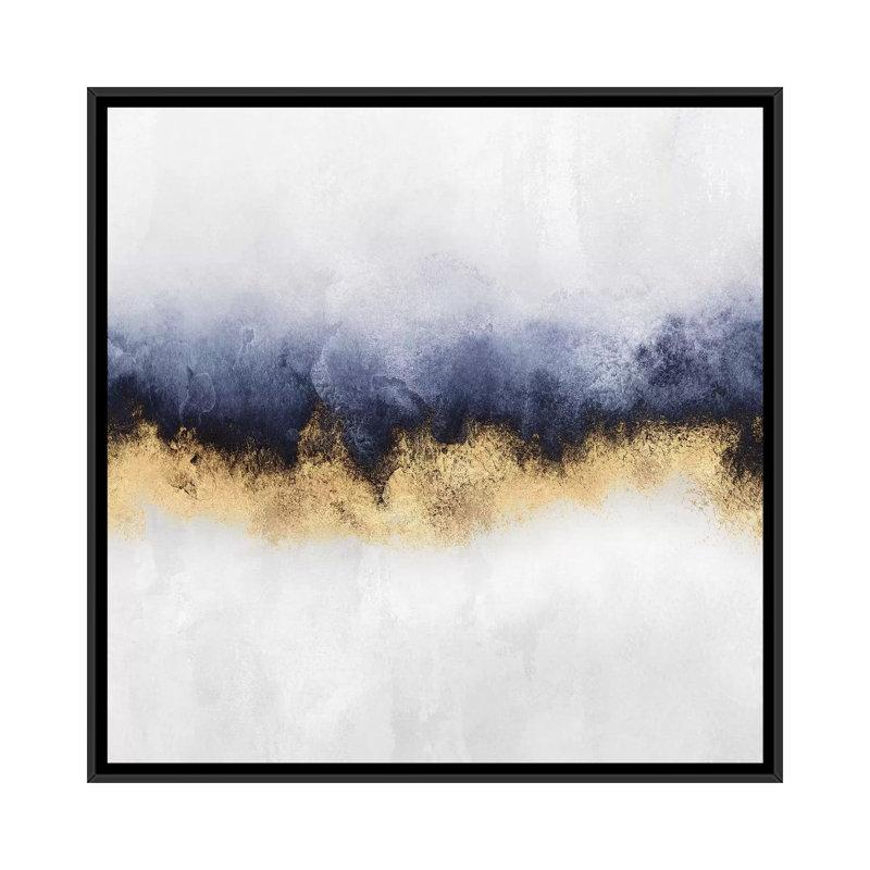 «Sky», reproduction sur toile, Toile avec cadre noir, Pas de tapis, H 18 po x l 18 po x P 1,5 po