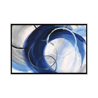 Indigo Rings - Framed Wall Art Print