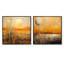 Iva - Ensemble de 2 collages carrés abstraits-101853920-101853919