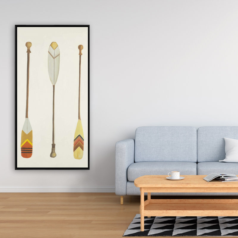 «Canoe Paddles», reproduction sur toile
