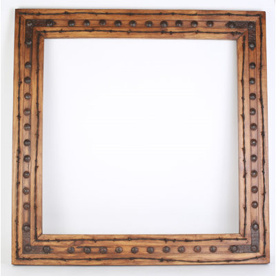 Laliberte Wood Square Wall Mirror