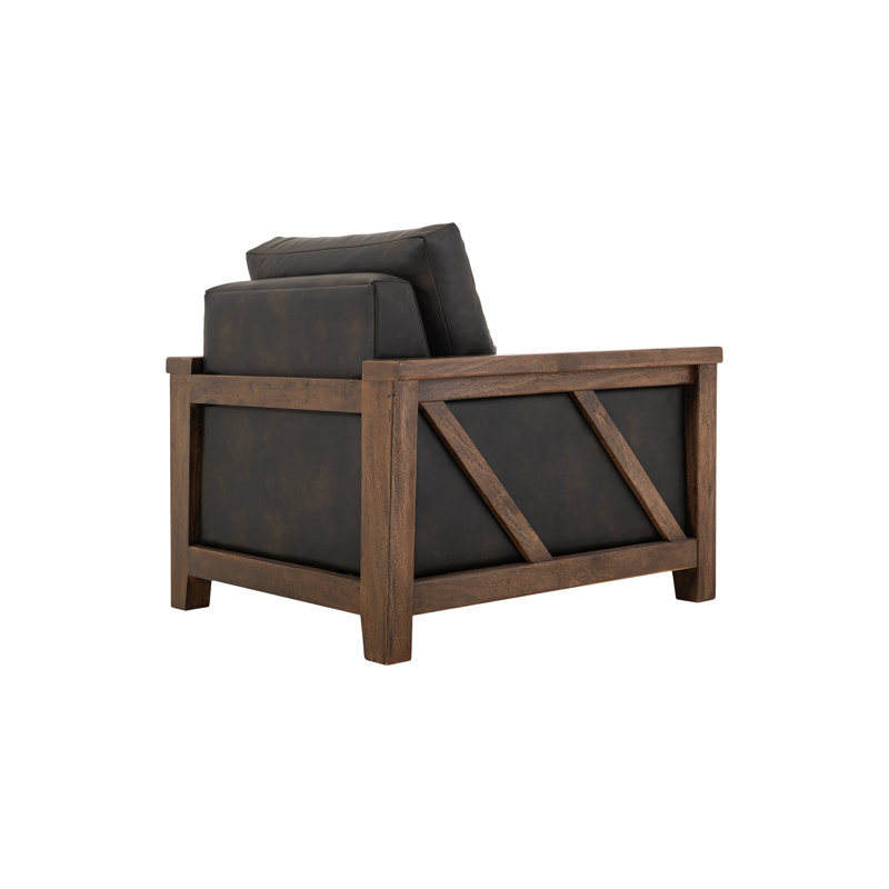 Structure et base en bois, fauteuil