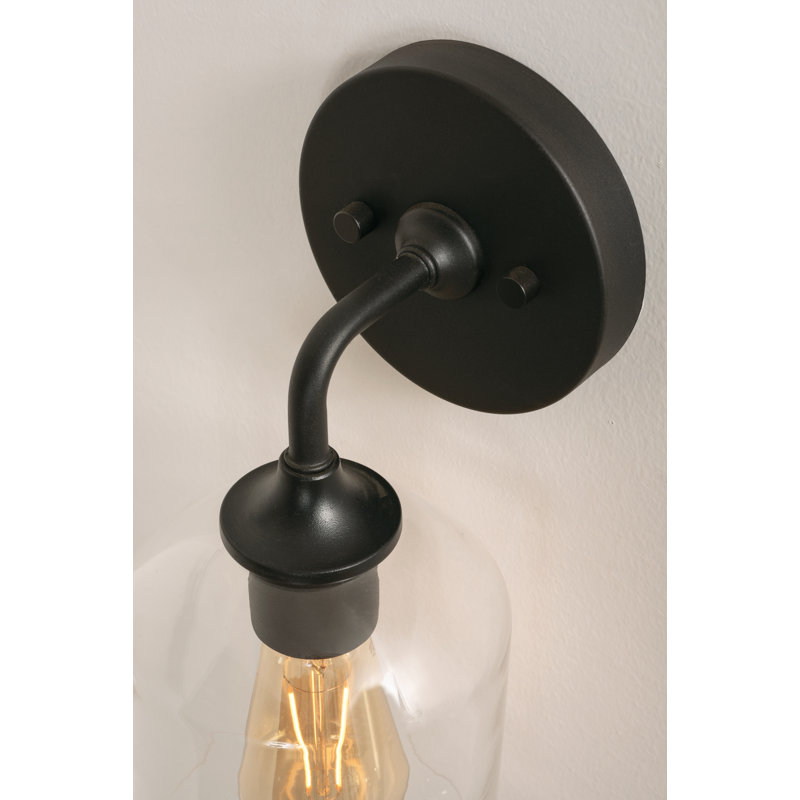 Raissa Armed Sconce, Black