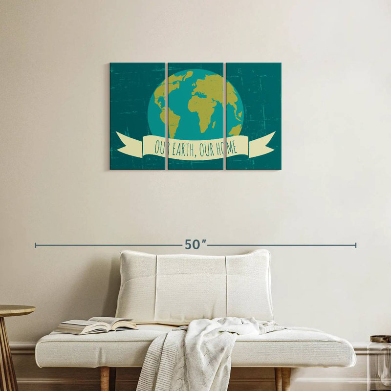 Our Earth Our Home, H 20 po x l 33 po