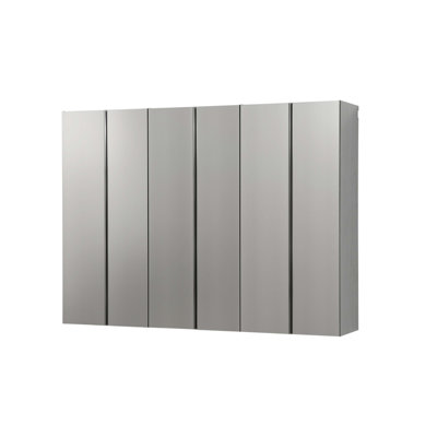 Nova Series 96 in. W x 72 in. H x 20 in. D Metallic Grey Garage Cabinet Set D (3-Piece)