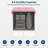 Folding Storage Ottoman Velvet Footstool-946437491
