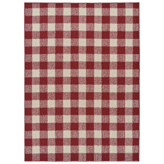 Buffalo Plaid Rug 4'x6' Orange and White Outdoor Rugs Cotton Hand-Woven  Washable Indoor Red Buffalo Check Rug Layered Doormats for Front Door/Front  Porch/Farmhouse/Entryway/Patio 
