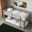 Twin Over Twin Solid Wood Bunk Beds With Ladder-1554300635