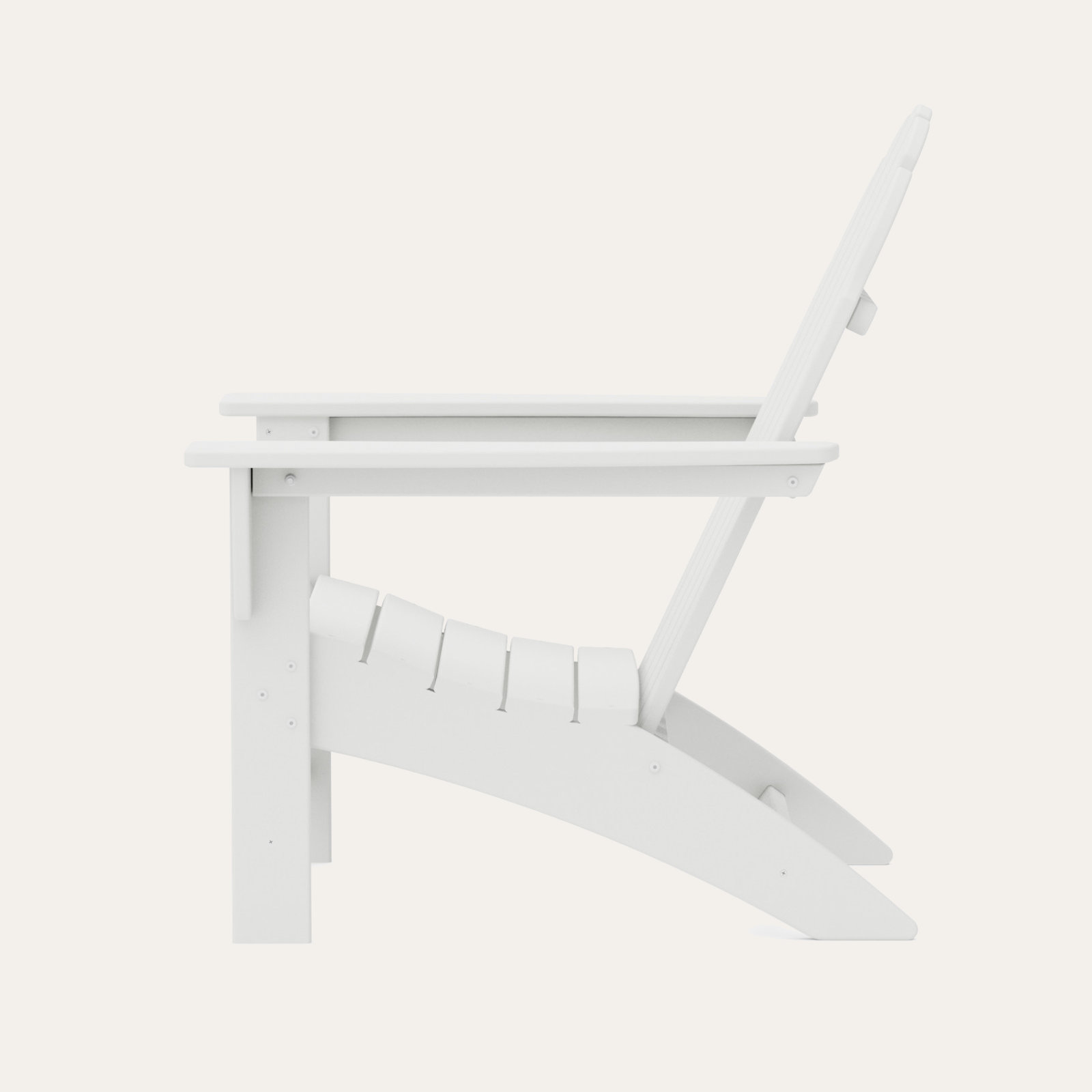 POLYWOOD® Vineyard Adirondack Chair, White