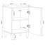 Solid Wood Bathroom Cabinet