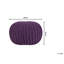 Arne 50cm Wide Round Pouf Ottoman-40552922