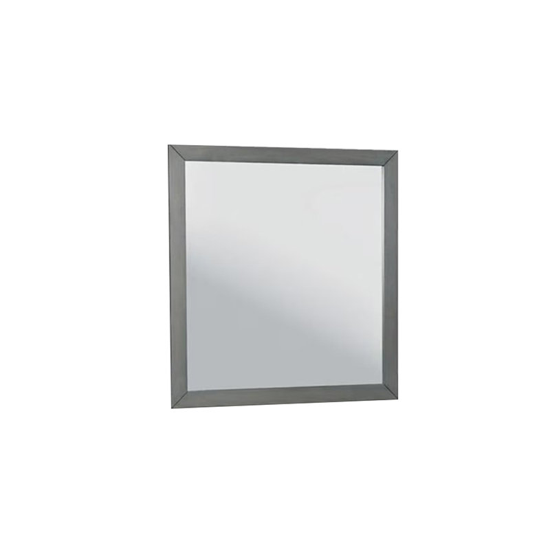 Miroir 40,5 po Mid-Century, Gris