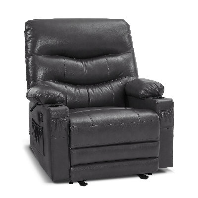 Color Power Recliner Chair with Heat and Massage, Electric Recliner Chair, Cup Holder, USB Port