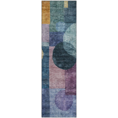 Premium Machine Washable Konopka AMF1114 Geometric Rug