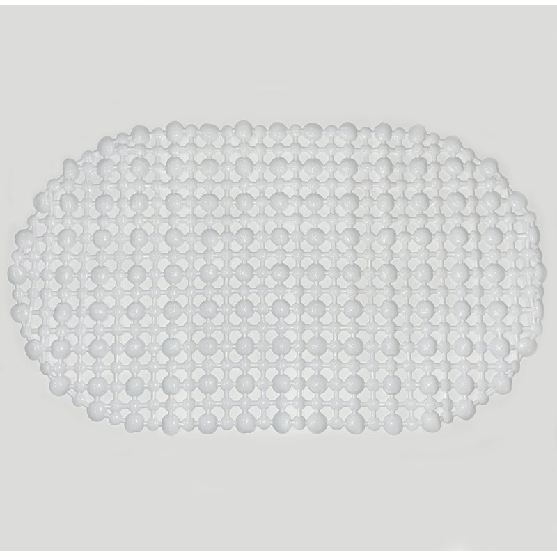 Tapis de douche en plastique Castaldo, Blanc