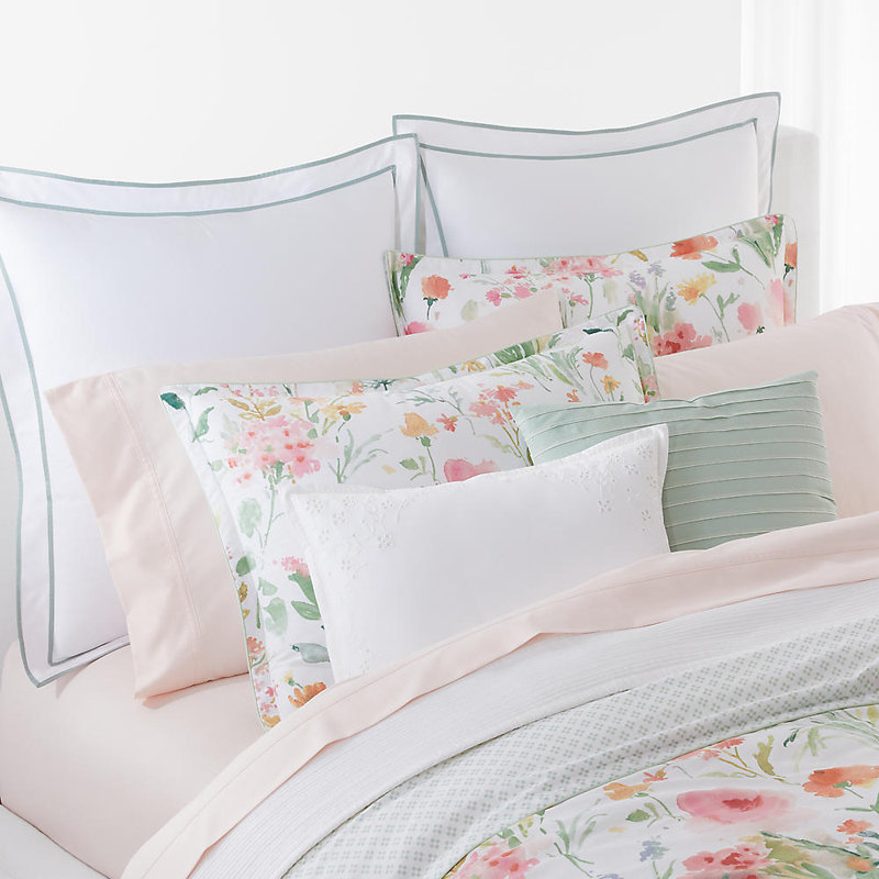 Ensemble d'édredon à motif floral Margurite, Édredon pour très grand lit + 2 taies décorativ