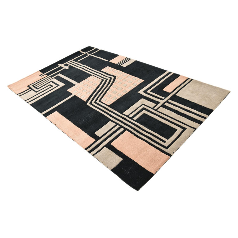 5'0 x 7'11 Pineland Black Rug