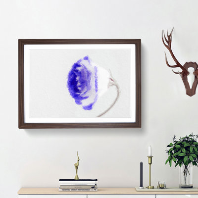 A Purple Tipped Rose - Framed Print
