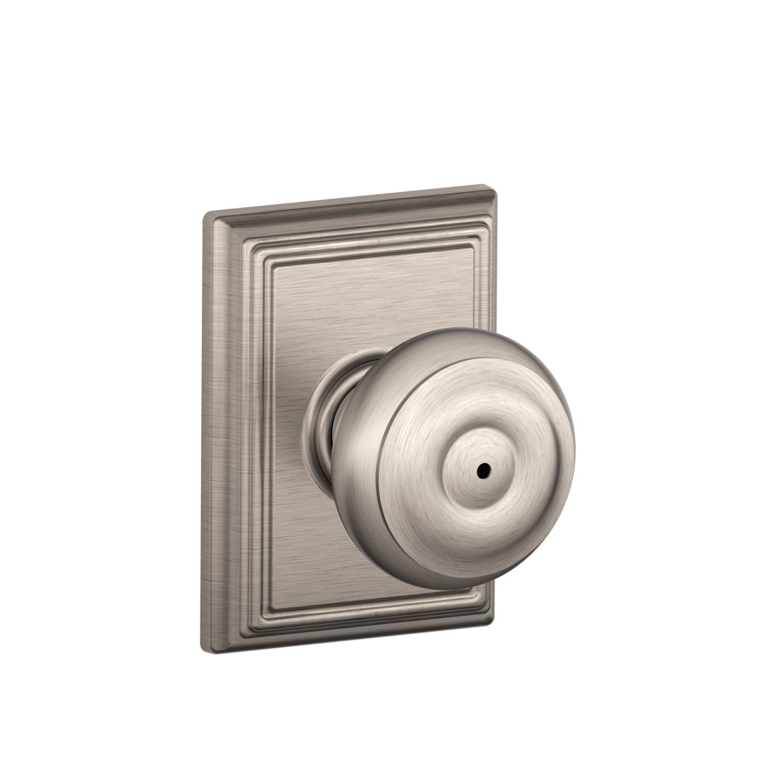 Georgian Privacy Knob with Addison Trim Schlage 