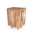 Eco-friendly Rustic Reclaimed Wood End Table With Storage
