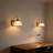 U-Shaped Hardwired Wall Sconce Light With Milk White Glass Shade, Vintage Industrial Wall Mounted Lamp For Bedroom, Bathroom, Living Room, Kitchen, And Vanity Areas