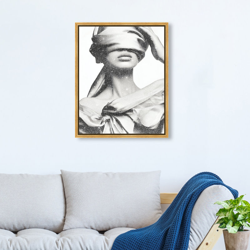 Blinded Grace II Print by Oliver Gal, 17"H x 21"W, Gold Floater Frame