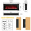 Metro Lane Black Electric Fireplace-1153127210