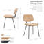 Chaise d'appoint en velours Caloundra-234123502