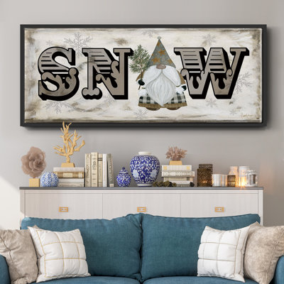 «Winter Wonderland Friend Snow», toile encadrée