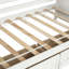 Lit de jour simple en bois avec 2 tiroirs, canapé-lit pour le salon de la chambre à coucher, aucun sommier nécessaire-118022273