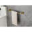6 Piece Brass Bathroom Towel Rack Set Wall Mount-115844508