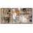 Grunge Abstract Paint Stroke Effect " Black, White And Orange Brushstrokes Chic " 3 - Pieces-94434242-94434240