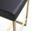Upholstered Counter Stool with Metal Frame-2082654162-2082654166