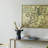 Rectangular Canvas Map Wall Art