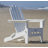POLYWOOD Cape Cod Trex Outdoor Plastic Folding Adirondack Chair with Ottoman-16839299