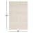 Tribeca Geometric Handmade Flatweave Wool Blue/Cream Area Rug-860140112