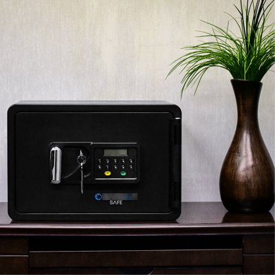 Spacious Valuables Holder 0.54 Cubic Ft - Keep Items Secure With Keypad Lock And Design Safe For Important Belongings Robust Construction