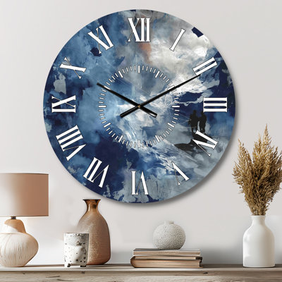 Jahnice - Abstract Metal Wall Clock