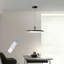 Iema 1 - Light Iron Single Round Dimmable LED Pendant
