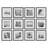 Gallery Perfect 12" x 12" Photo Gallery Wall Matted Picture Frame Set-99838343
