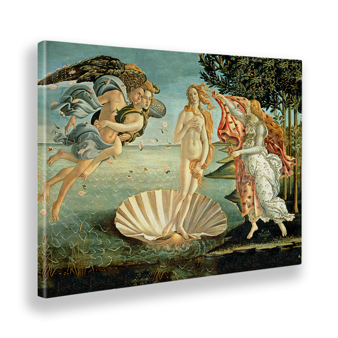 Leinwandbild Die Geburt der Venus von Sandro Botticelli