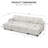 Anjana Chenille Storage Sofa Modular Sectional Sofa Bed With Removable Cushion Cover-1104095946