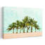 «Playa Fortuna», palmier abstrait, art mural côtier-1309090678