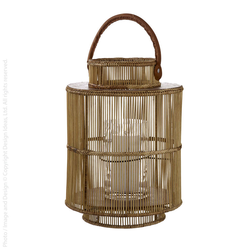 Liana 16.9'' H Wood Lantern